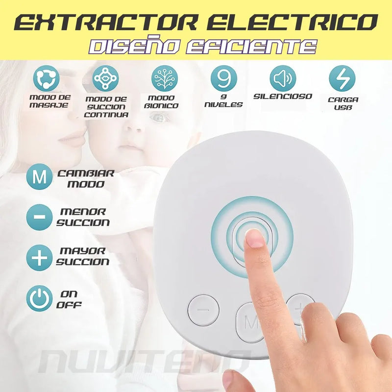 Doble Extractor De Leche Materna Eléctrico Modo Regulable