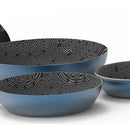 Juego De 3 Sartenes Imusa Talen 16 - 20 - 24cm Talent Azul Azul Marino