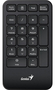 Teclado Numerico Inalambrico Para Pc O Notebook Genius 1000 Teclado Negro Idioma Español Latinoamérica