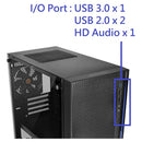 Caja Pc Thermaltake Versa H18 Microatx Negra Vidrio Templado