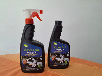 Lavado Seco Para Vehículos Super Eco Wash 500 Ml 2 Unidades