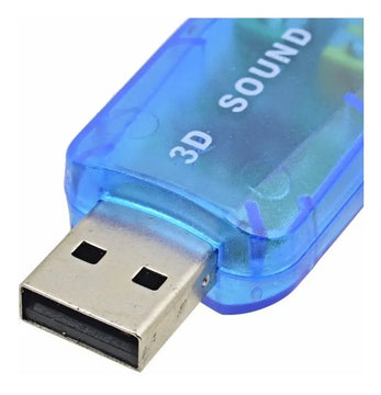 Tarjeta De Sonido 5.1 Externa Usb 2.0 Audio Y Sonido