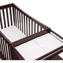 Cuna Y Cambiador Convertible 4 En 1 Color Espresso