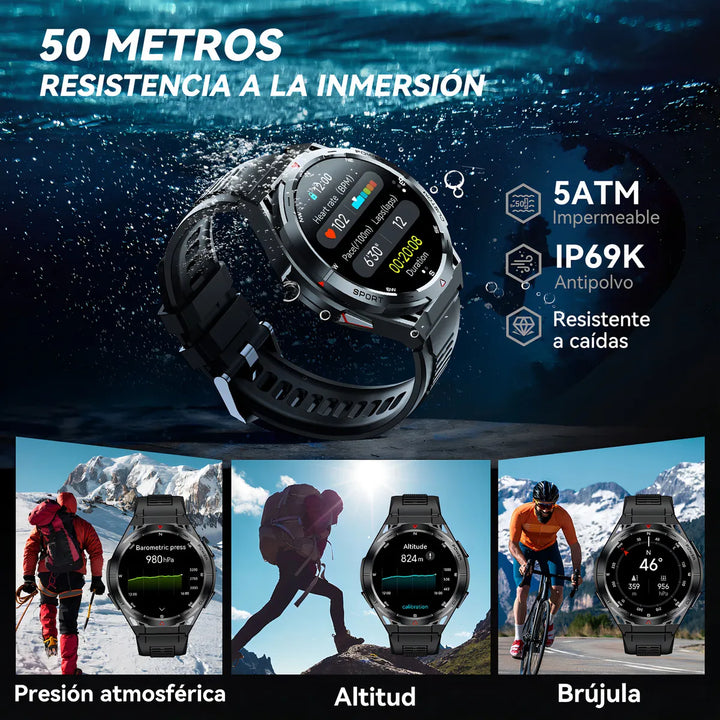 Cubot Reloj Smartwatch Gt1 Resistente Al Agua Llamadas Gps