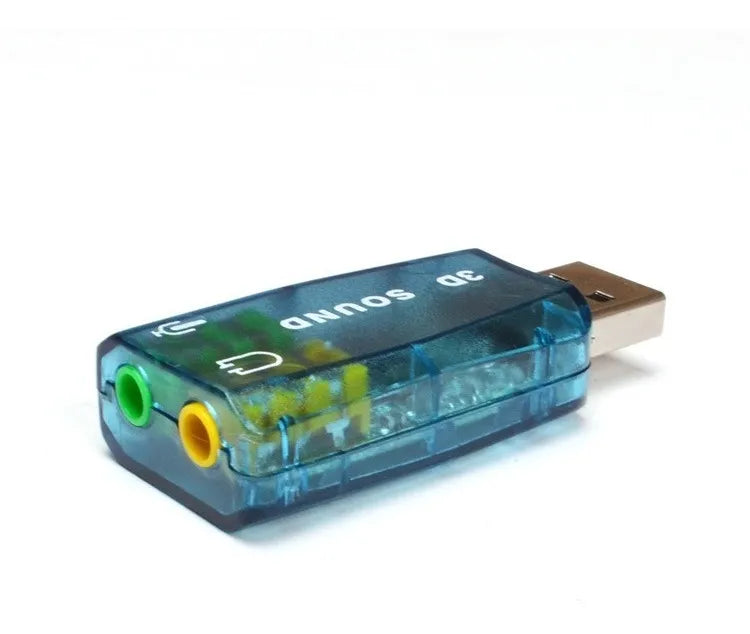 Tarjeta De Sonido 5.1 Externa Usb 2.0 Audio Y Sonido