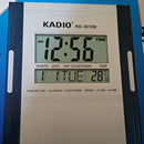 Reloj Pared Kadio Digital Kd3810 Hora Fecha Alarma Termometr Color de la estructura Gris
