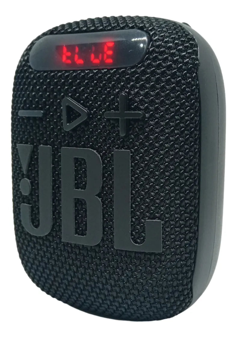 Parlante Pro Para Moto Bicicleta Bluetooth Con Pantalla Negro