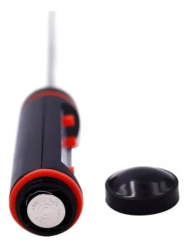 Termometro Digital De Cocina Pinche Alimentos Y Liquidos Color Negro