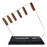 Juego De Cuchillos Rústica Color Negro