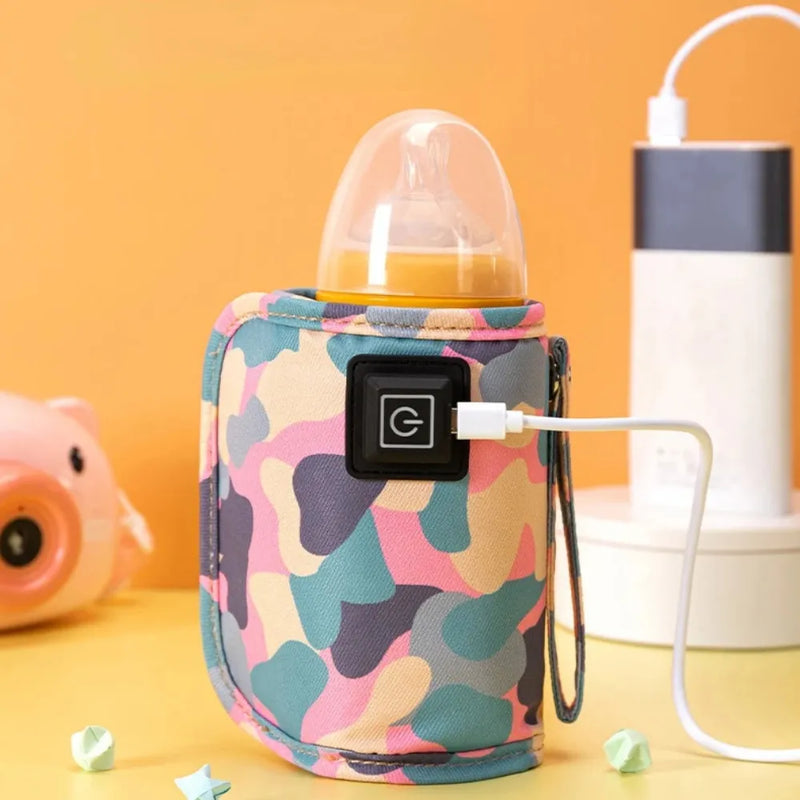 Funda Térmica Para Calentar Tetero Biberon Portatil Usb