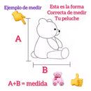 Osa De Peluche Grande De 1 Metro Perfumada Y Con Moño De Reg Crema