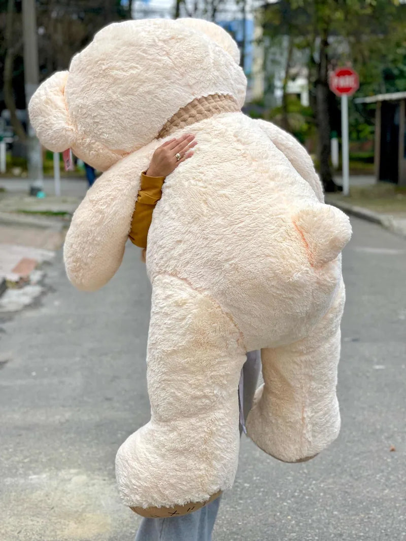 Oso De Peluche Gigante 1,85mts + Obsequios Perfumado Beige