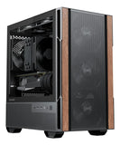 Funda Micro Atx Genuina De Madera De Nogal, Funda Matx Pc Co