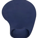 Mouse Pad Ergonómico Con Apoyo De Muñeca En Gel Azul Oscuro
