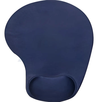 Mouse Pad Ergonómico Con Apoyo De Muñeca En Gel Azul Oscuro