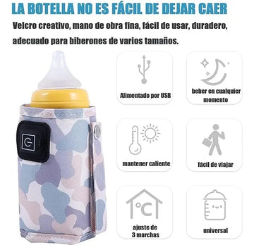 Calentador De Teteros Portátil Recargable Usb