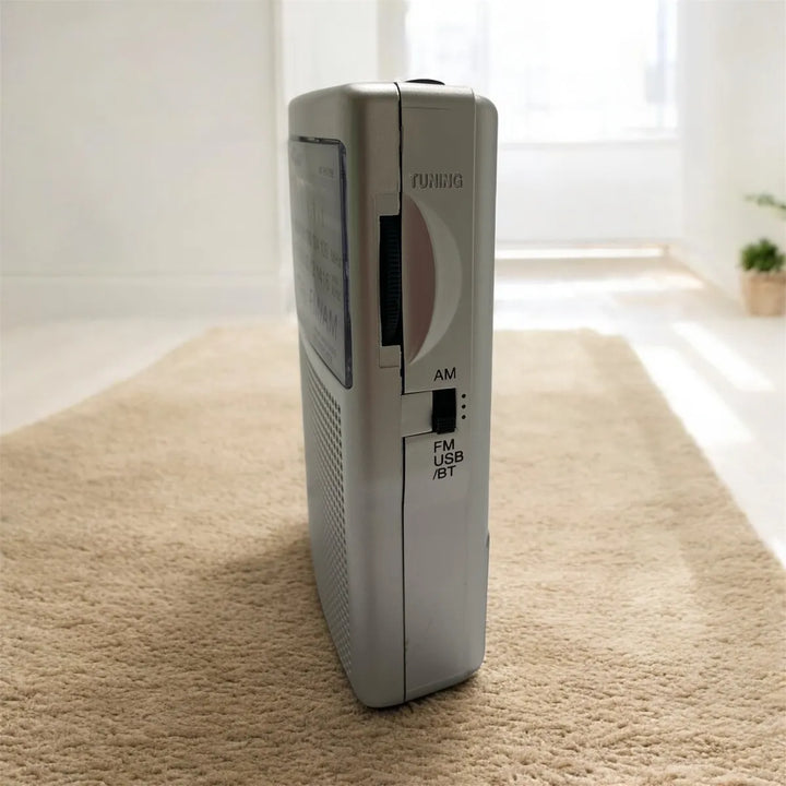 Radio Portátil Nanotec Am/fm/sw Recargable Bluetooth