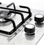 Estufa De Empotrar Acero Inoxidable 2pt Gas Natural 5432 Gris