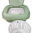Lavadora Mini Portátil Balde Plegable Limpieza Ropa Pequeña Diseño 1