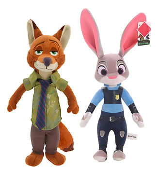 Judy Y Nick Inspirados En Zootopia Gris Y Naranja