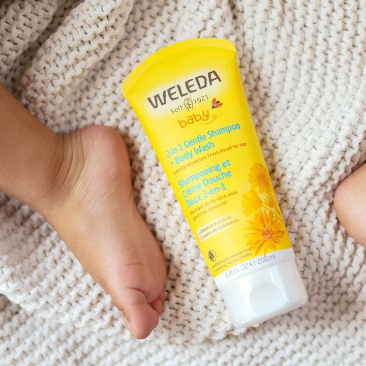 Weleda Calendula Baby Shampoo And Body Wash, 6.8 Onzas