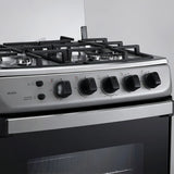 Estufa De Piso Indurama Merida Con Horno Cromada 4 Puestos