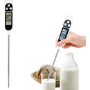 Termómetro culinario digital blanco para vino y comida