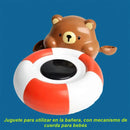 Termómetro Juguete Medición Digital Oso Baño Bebes Flotante Movimiento Diversión Seguridad Agua Bañera Grados Fahrenheit Celsius Alarma Color Temperatura Alta Baja Perfecta Material Seguro Sin Puntas