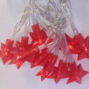 Guirnalda 10 Led 1.20mt Luz Calida Blanca Pilas Aa Cadena Blanco