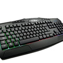 Teclado Gamer Weibo Wb 540 Retoiluminado Color del teclado Negro
