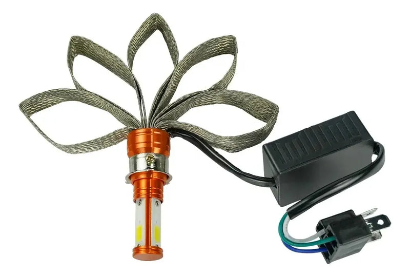 Bombillo Farola Led 8000lm Disipador Calor Motos Ac/dc 12v
