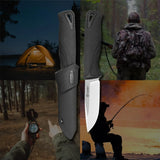 Ganzo G807-bk Cuchillo De Hoja Fija 9cr14 Hoja De Acero Inox