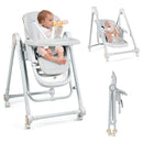Silla Alta Portable Para Bebés Con Arnés Y Respaldo Ajustabl