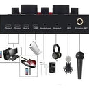 Tarjeta Sonido Externa V8 Transmisión Mic Aux Audif Equalize