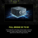 Fuente De Poder Msi Mag A750gl Pcie5 750w 80plusgold Fullmod Negro