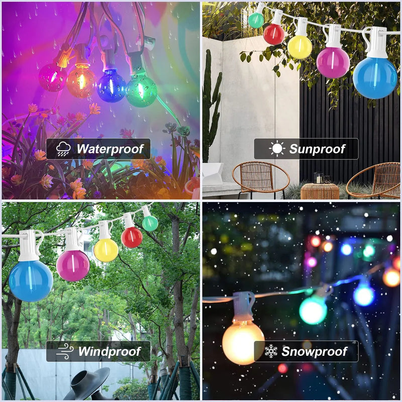 Guirnalda De Luces Led De 25 Pies, Decoraciones Navideñas .