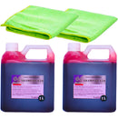 2 Litros Shampoo X20 Ph Neutro + 2 Paños De 40 Cm X 40 Cm