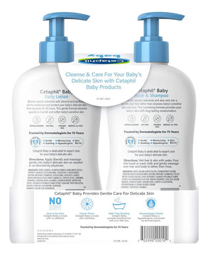 Shampoo Y Crema Cetaphil Baby Limpieza E Hidratacion