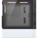 Chasis Xyz Airone 100 Mesh Negra 6.fan Argb Vidrio Templado Negro