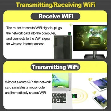 Adaptador Wifi Usb Tarjeta Red Pc 6g 5g Ax 900 Bluetooth 5.3