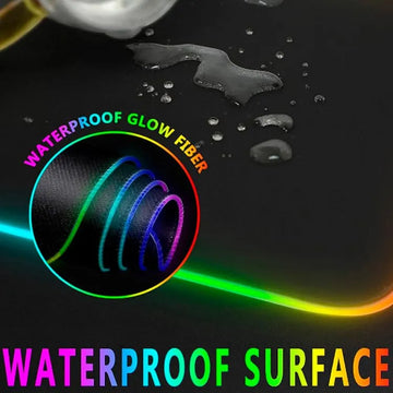 Zhlhper Alfombrilla De Mouse Para Juegos Rgb, Alfombrilla De
