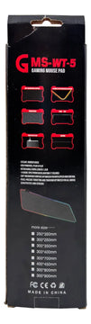 Pad Mouse Gamer Rgb Xxl Luminoso Led 80*30 Cm Antideslizante Negro