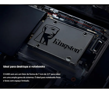 Ssd Disco Unidade De Estado Sólido 480gb Kingston