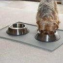 Plato Comedero Gato / Perro Acero Inox. 10 Cmts Diametro Plateado