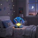 Peluche Respira Ansiedad Bebe Regalo Luz Y Sonido Recargable Azul