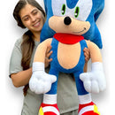 Sonic Peluche Gigante 1 Metro Perfumado Obsequios Azul