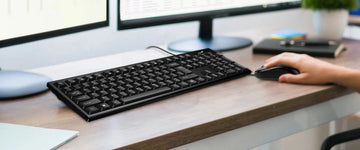 Kit Teclado Y Mouse Genius Usb Km-100se Español Mouse Negro Teclado Negro