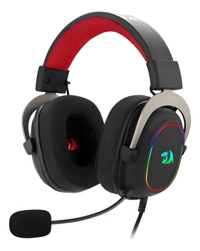 Auriculares Gamer Redragon Gamer Zeus X H510 Rgb Led Usb Negro