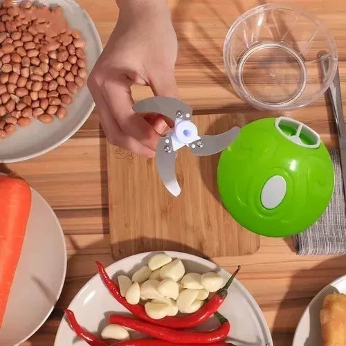 Picador Todo Triturador De Verduras Comida Speedy Chopper Verde Claro