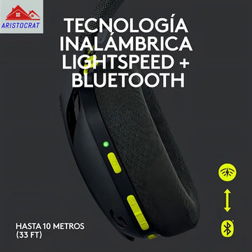 Audífonos Gamer Inalámbricos Logitech G435 Negro